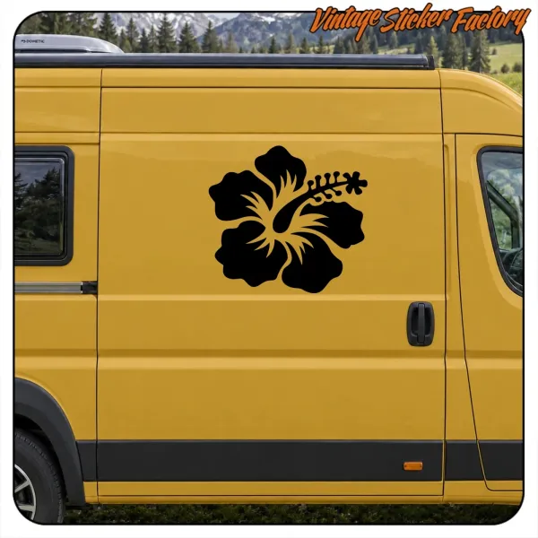 FLOWER -2 STICKER. BUY VINYL STICKERS.