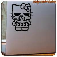Kitty Stormtrooper Aufkleber im Star-Wars-Stil