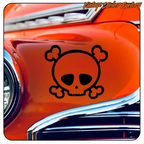 SKULL 6 STICKER. BUY VINYL STICKERS.