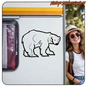 POLAR BEAR STICKER. BUY VINYL STICKERS.