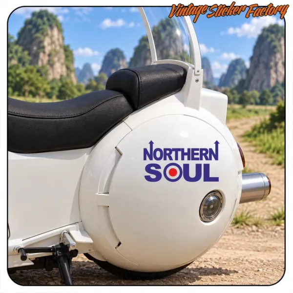 AUTOCOLLANT NORTHERN SOUL. ACHETEZ DES AUTOCOLLANTS EN VINYLE.