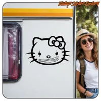 KITTY CLOWN STICKER. BUY VINYL STICKERS.