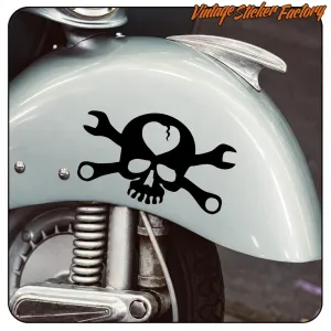 SKULL TOOLS STICKER. BUY VINYL STICKERS.