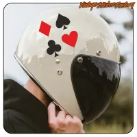 Poker-Asse Aufkleber im Tattoo- und Custom-Stil