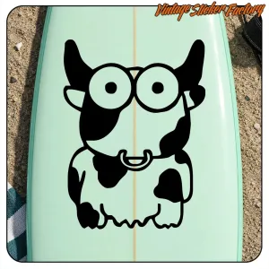 Pegatina THE CRAZY COW. Comprar pegatinas.