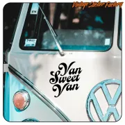 VAN SWEET VAN -2 STICKER. BUY VINYL STICKERS.