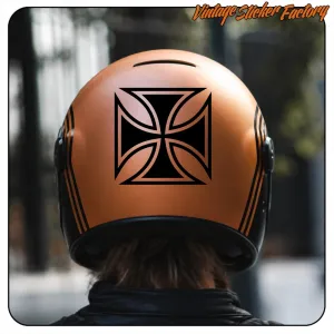 MALTESE CROSS -1 STICKER. BUY VINYL STICKERS.