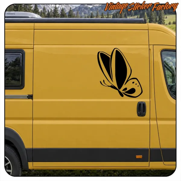 SCHMETTERLING -1 AUFKLEBER. KAUFEN SIE VINYLAUFKLEBER.