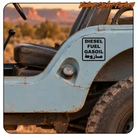 Pegatina DIESEL INTERNACIONAL. Comprar pegatinas.