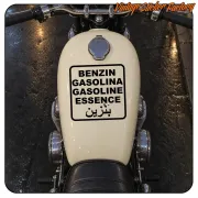 INTERNATIONAL GASOLINE STICKER. BUY VINYL STICKERS.