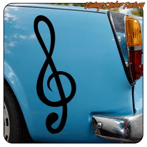 Pegatina CLAVE DE SOL. Comprar pegatinas.