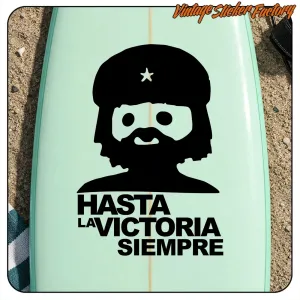 HASTA LA VICTORIA SIEMPRE AUFKLEBER. KAUFEN SIE VINYLAUFKLEBER.
