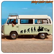 EVOLUTION CUSTOM AUFKLEBER. KAUFEN SIE VINYLAUFKLEBER.