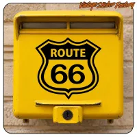 ROUTE 66 AUFKLEBER. KAUFEN SIE VINYLAUFKLEBER.
