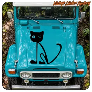 AUTOCOLLANT CHAT -1. ACHETEZ DES AUTOCOLLANTS EN VINYLE.