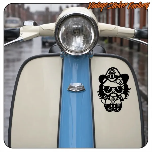 Pegatina KITTY MOTORHEAD. Comprar pegatinas.