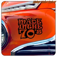 MADE IN 70ERN AUFKLEBER. KAUFEN SIE VINYLAUFKLEBER.