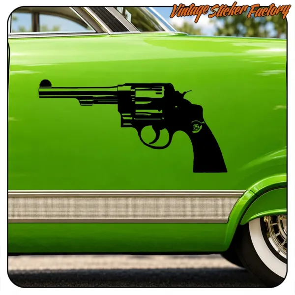 GUN -2 STICKER. BUY VINYL STICKERS.