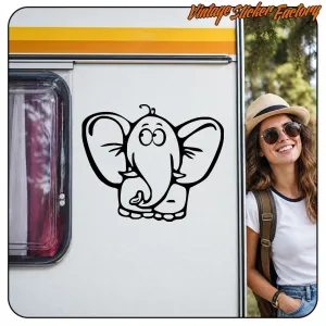 AUTOCOLLANT ÉLÉPHANT. ACHETEZ DES AUTOCOLLANTS EN VINYLE.