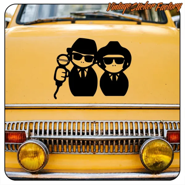 BLUES BROTHERS AUFKLEBER. KAUFEN SIE VINYLAUFKLEBER.