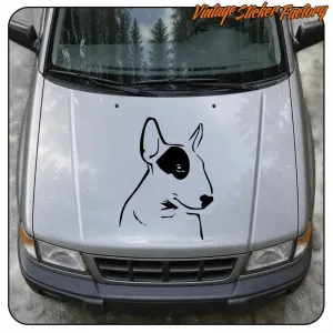 BULL TERRIER 1 STICKER. BUY VINYL STICKERS.