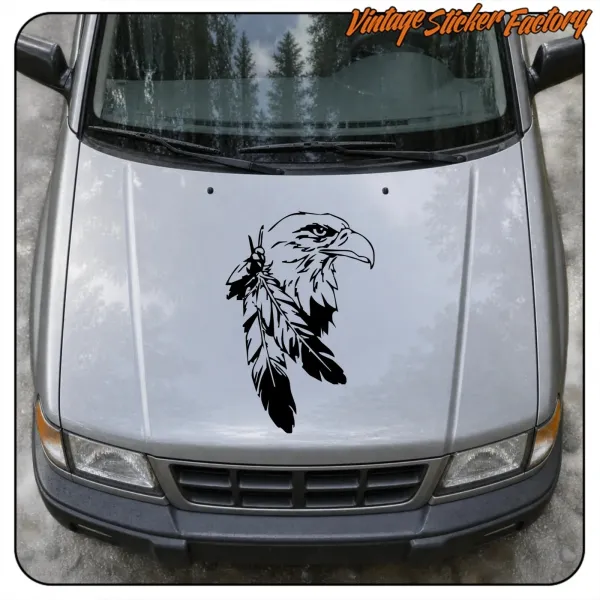 EAGLE FEATHERS STICKER. BUY VINYL STICKERS.