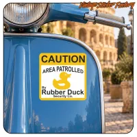 VORSICHT GOMA ENTE AUFKLEBER. KAUFEN SIE VINYLAUFKLEBER.