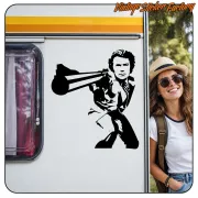 Pegatina DIRTY HARRY. Comprar pegatinas.