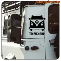 Autocollant YES WE CAMP pour camper et fourgon