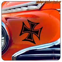 MALTA CROSS -3 AUFKLEBER. KAUFEN SIE VINYLAUFKLEBER.