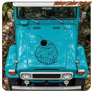 CUPCAKE STICKER. BUY VINYL STICKERS.