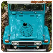 AUTOCOLLANT CUPCAKE. ACHETEZ DES AUTOCOLLANTS EN VINYLE.