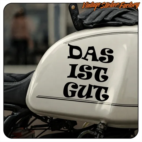 Pegatina DAS IST GUT. Comprar pegatinas.