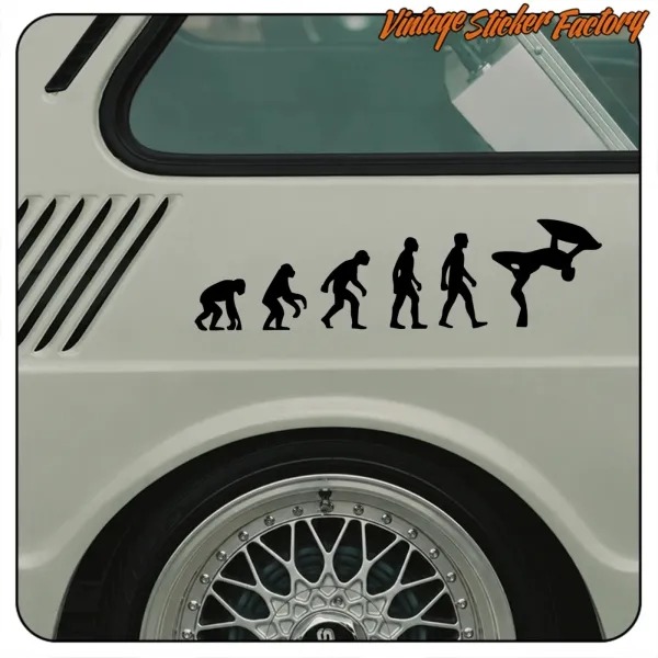 Pegatina EVOLUCION BODYBOARD. Comprar pegatinas.