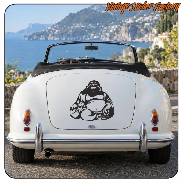 BUDDHA AUFKLEBER. KAUFEN SIE VINYLAUFKLEBER.
