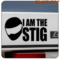 I AM THE STIG STICKER. BUY VINYL STICKERS.