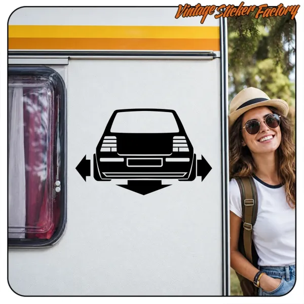 AUTOCOLLANT VW GOLF LOW 3. ACHETEZ DES AUTOCOLLANTS EN VINYLE.