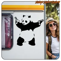 Banksy Panda Aufkleber – Street Art Vinyl