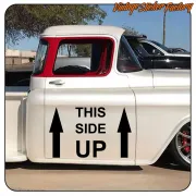 THIS SIDE UP Sticker for 4x4s and Equipment