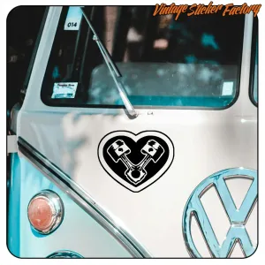 HD PISTONS STICKER. BUY VINYL STICKERS.