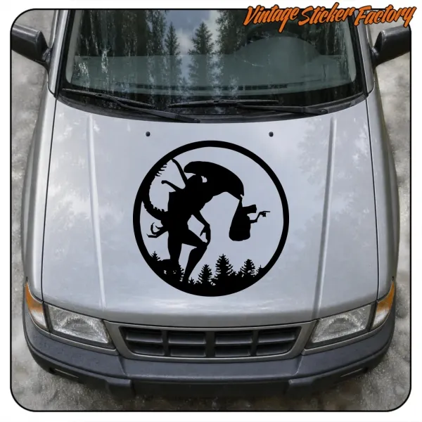ALIEN ET AUFKLEBER. KAUFEN SIE VINYLAUFKLEBER.