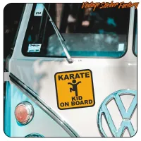 Pegatina KARATE KID ON BOARD. Comprar pegatinas.