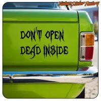 Pegatina DON’T OPEN, DEAD INSIDE | Vintage Sticker Factory