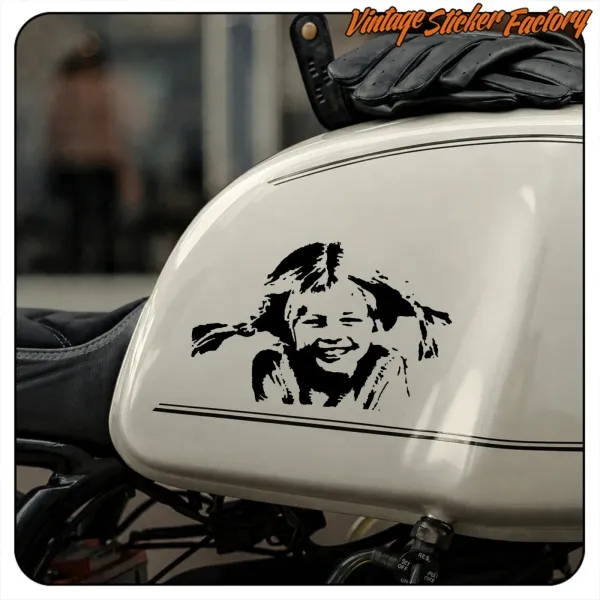 PIPPI LANGSTRUMPF STICKER. BUY VINYL STICKERS.
