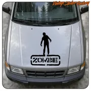 ZOMBIE -4 STICKER. BUY VINYL STICKERS.
