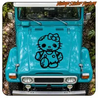AUTOCOLLANT KITTY ZOMBIE -2. ACHETEZ DES AUTOCOLLANTS EN VINYLE.