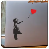 AUTOCOLLANT BANKSY GIRL ET BALLON. -2. ACHETEZ DES AUTOCOLLANTS EN VINYLE.