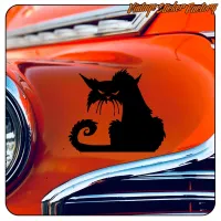 AUTOCOLLANT CHATON MALIN. ACHETEZ DES AUTOCOLLANTS EN VINYLE.