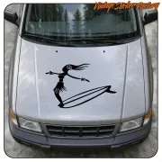 Pegatina SURFGIRL. Comprar pegatinas.