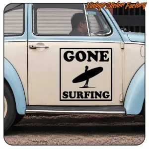 Pegatina GONE SURFING. Comprar pegatinas.